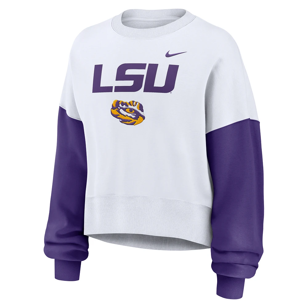 LSU Tigers Primetime Women's Nike College Pullover Crew