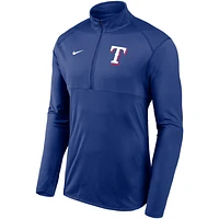 Texas Rangers Team Logo Element Men's Nike Dri-FIT MLB Half-Zip Top