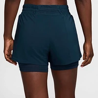 Nike One Women's Dri-FIT High-Waisted 3" 2-in-1 Shorts