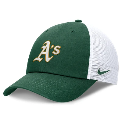 Oakland Athletics Evergreen Club Men's Nike MLB Trucker Adjustable Hat