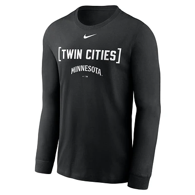 Minnesota Twins Fashion Men's Nike MLB Long-Sleeve T-Shirt