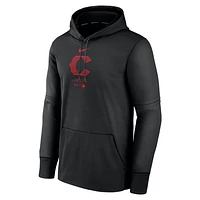 Cincinnati Reds City Connect Practice Men's Nike Therma MLB Pullover Hoodie