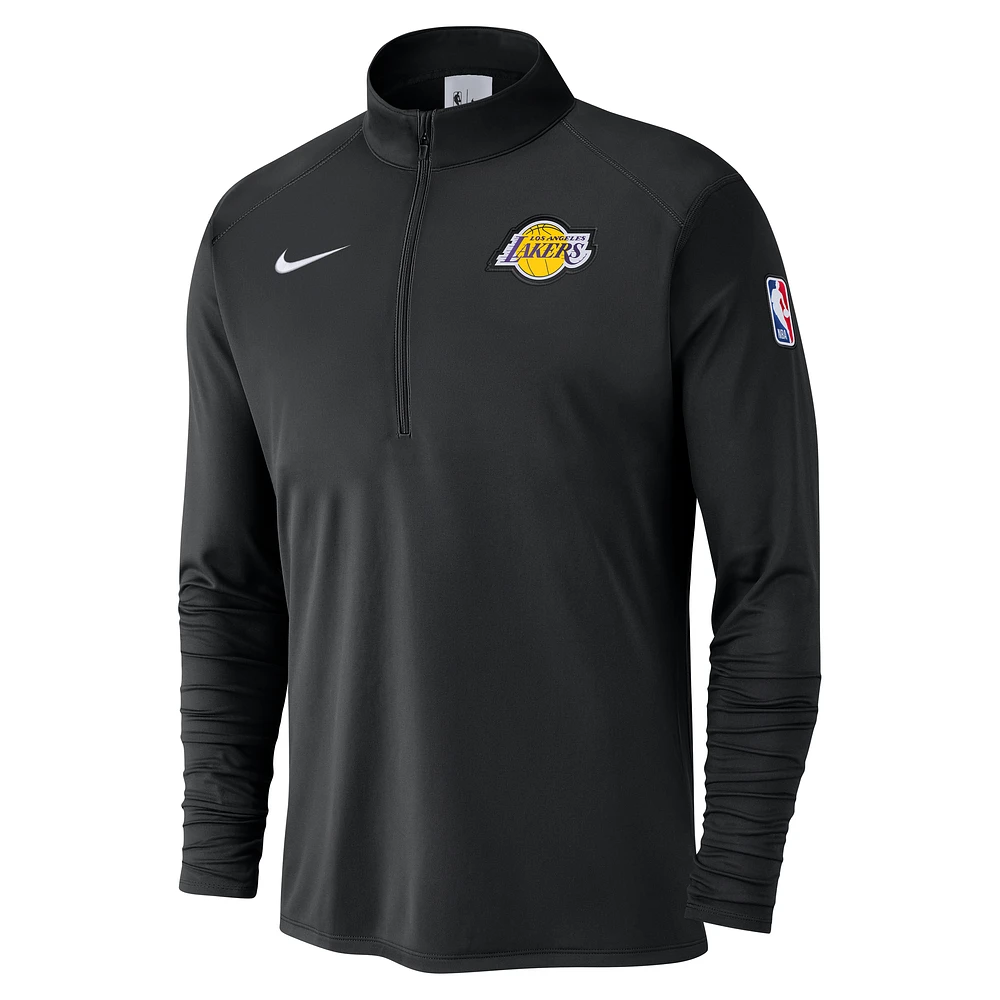 Los Angeles Lakers Men's Nike NBA 1/2-Zip Long-Sleeve Top