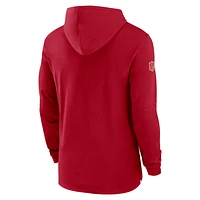 San Francisco 49ers Sideline Men's Nike Dri-FIT NFL Long-Sleeve Hooded Top