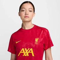 Liverpool FC Academy Pro Women's Nike Dri-FIT Soccer Pre-Match Short-Sleeve Top