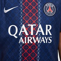Paris Saint-Germain 2025/26 Stadium Home Big Kids' Nike Dri-FIT Soccer Replica Jersey