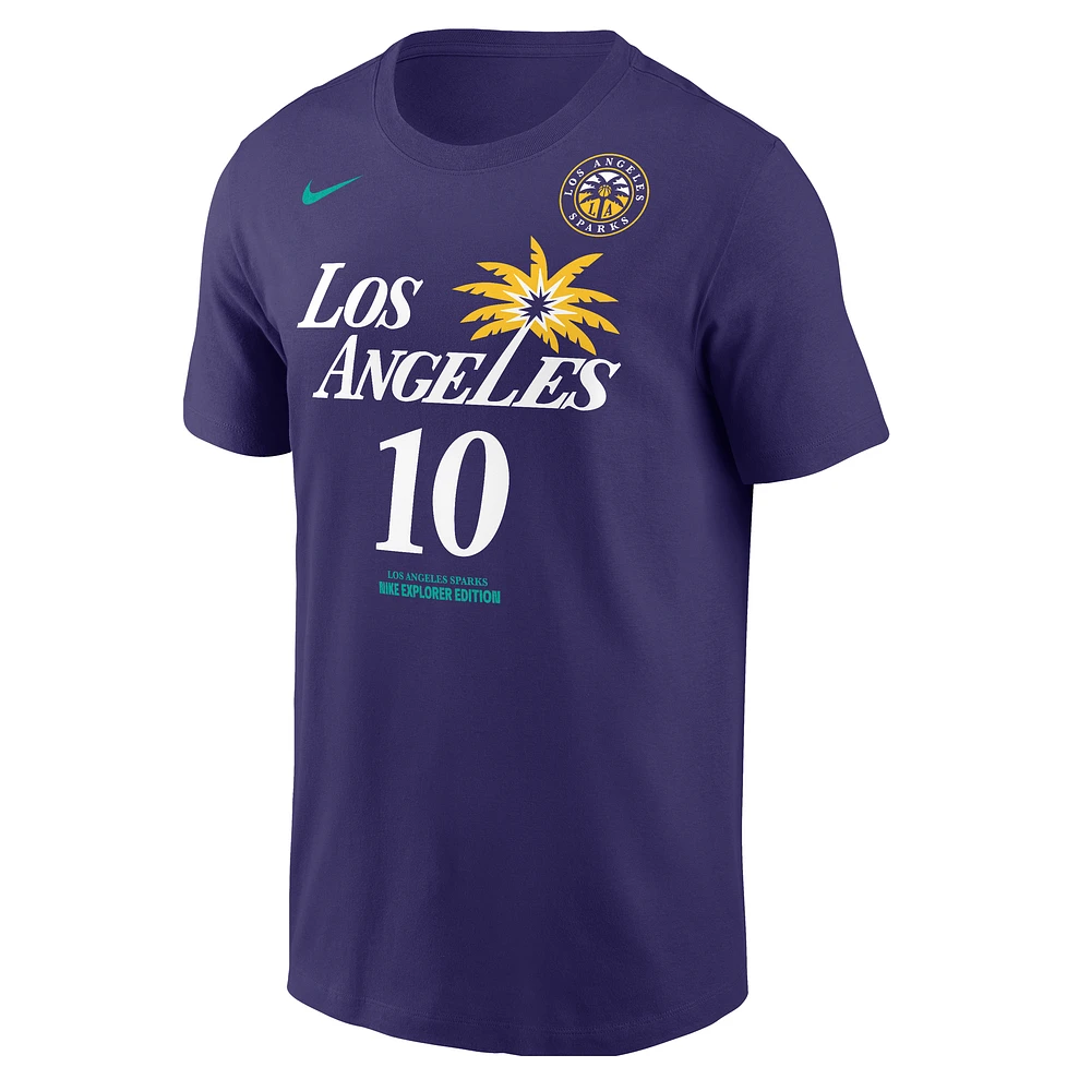 Kelsey Plum Los Angeles Sparks Men's Nike WNBA T-Shirt