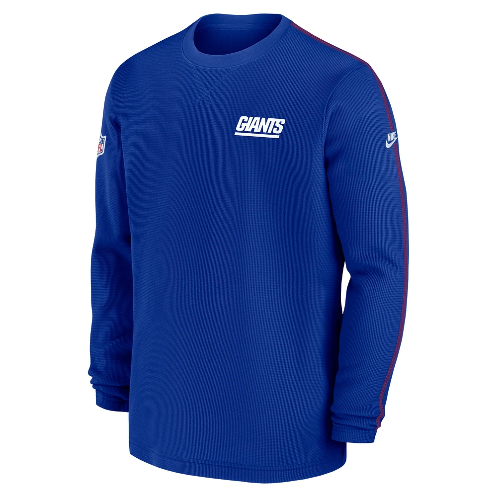 New York Giants Logo Coach Men’s Nike NFL Long-Sleeve Top