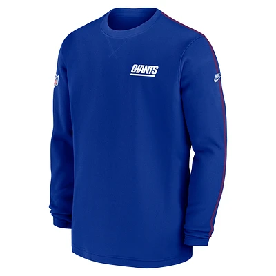 New York Giants Logo Coach Men’s Nike NFL Long-Sleeve Top