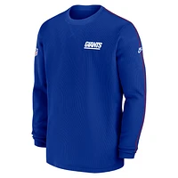 New York Giants Logo Coach Men’s Nike NFL Long-Sleeve Top