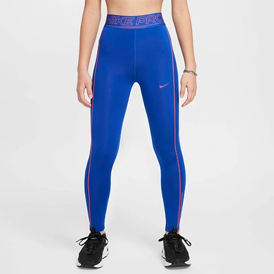 Nike Pro Girls' Dri-FIT Mid-Rise Leggings