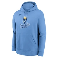 Kansas City Royals Cooperstown Logo Club Men's Nike MLB Pullover Hoodie