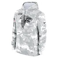 Atlanta Falcons Salute to Service Primary Edge Club Men's Nike NFL Pullover Hoodie