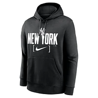 New York Yankees Club Slack Men's Nike MLB Pullover Hoodie