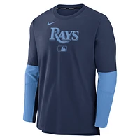 Tampa Bay Rays Authentic Collection Player Men's Nike Dri-FIT MLB Pullover Sweatshirt