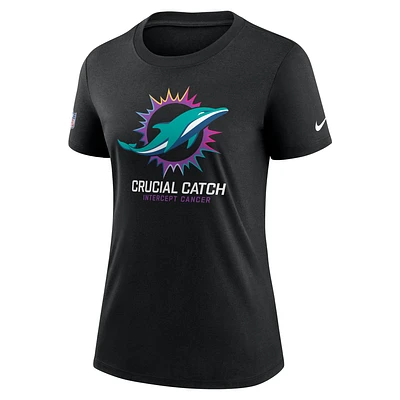 Miami Dolphins Crucial Catch Women's Nike NFL T-Shirt