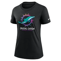 Miami Dolphins Crucial Catch Women's Nike NFL T-Shirt