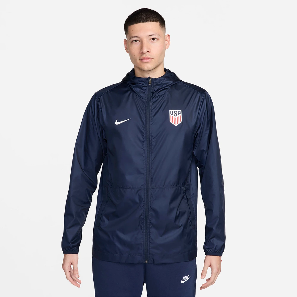 USMNT Academy Pro Men's Nike Soccer Hooded Rain Jacket