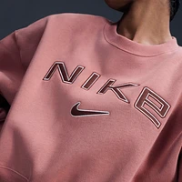 Nike Sportswear Phoenix Fleece Women's Over-Oversized Crew-Neck Logo Sweatshirt