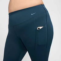 Nike Universa Women's Medium-Support High-Waisted 7/8 Leggings with Pockets (Plus Size)