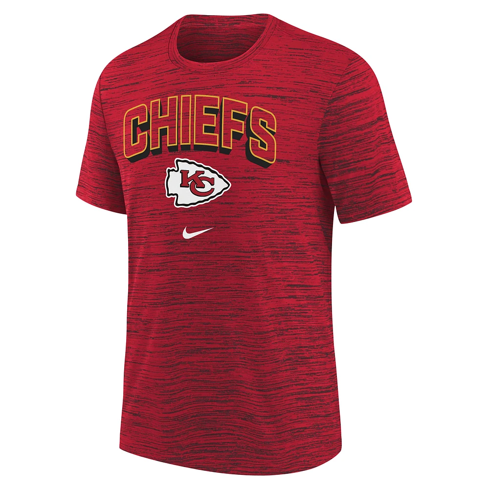 Kansas City Chiefs Sideline Velocity Big Kids’ Nike Dri-FIT NFL T-Shirt