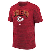 Kansas City Chiefs Sideline Velocity Big Kids’ Nike Dri-FIT NFL T-Shirt