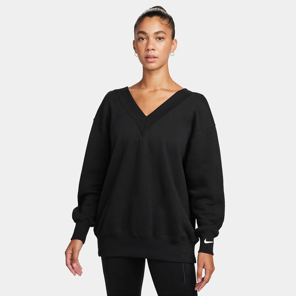 Nike Sportswear Phoenix Fleece Women's Oversized V-Neck Sweatshirt