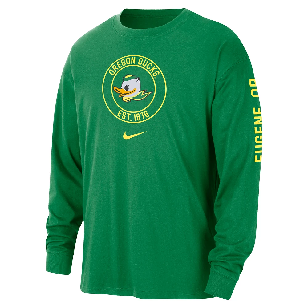 Oregon Max90 Men's Nike College Long-Sleeve T-Shirt