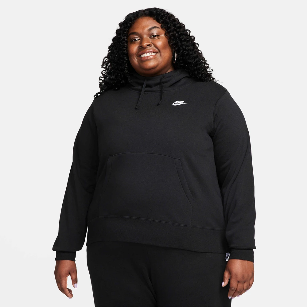 Nike Sportswear Club Fleece Women's Funnel-Neck Hoodie (Plus Size)