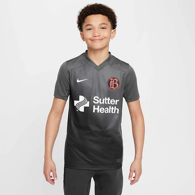 Bay FC 2024 Stadium Secondary Big Kids' Nike Dri-FIT NWSL Replica Jersey