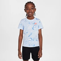 Nike Sportswear Baby On the Move Printed Tee and French Terry Shorts Set