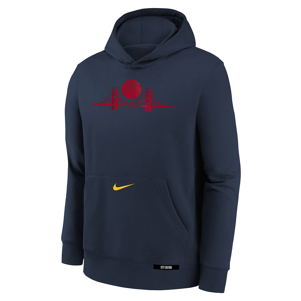 Atlanta Hawks Club City Edition Big Kids' Nike NBA Pullover Hoodie