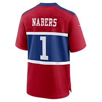 Malik Nabers New York Giants Big Kids' Nike NFL Game Jersey