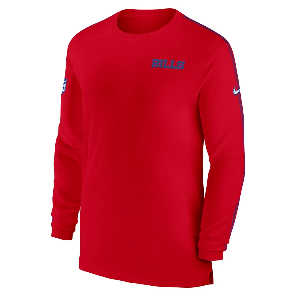 Buffalo Bills Sideline Coach Men's Nike Dri-FIT NFL Long-Sleeve Top