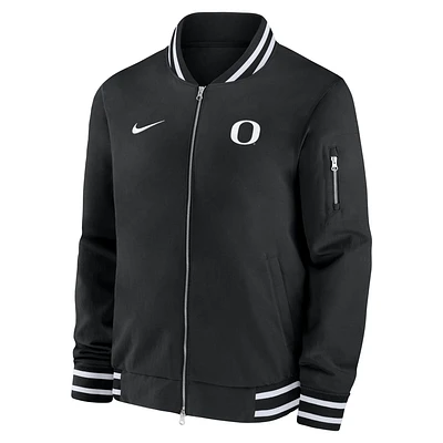 Alabama Crimson Tide Sideline Men's Nike College Full-Zip Bomber Jacket