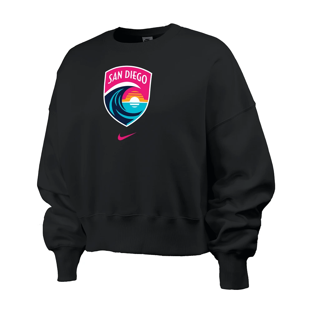 NJ/NY Gotham FC Phoenix Fleece Women's Nike NWSL Crew-Neck Sweatshirt