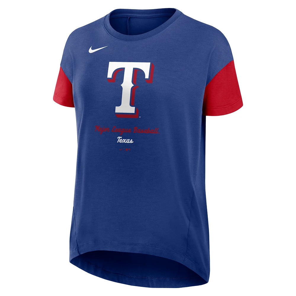 Texas Rangers Flowy Women’s Nike Dri-FIT MLB T-Shirt