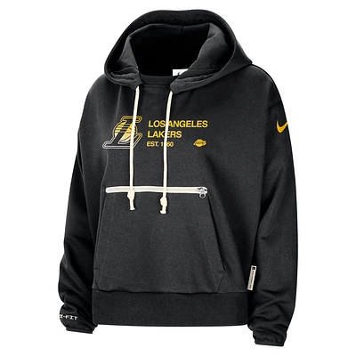 Los Angeles Lakers Standard Issue Women's Nike Dri-FIT NBA Pullover Hoodie