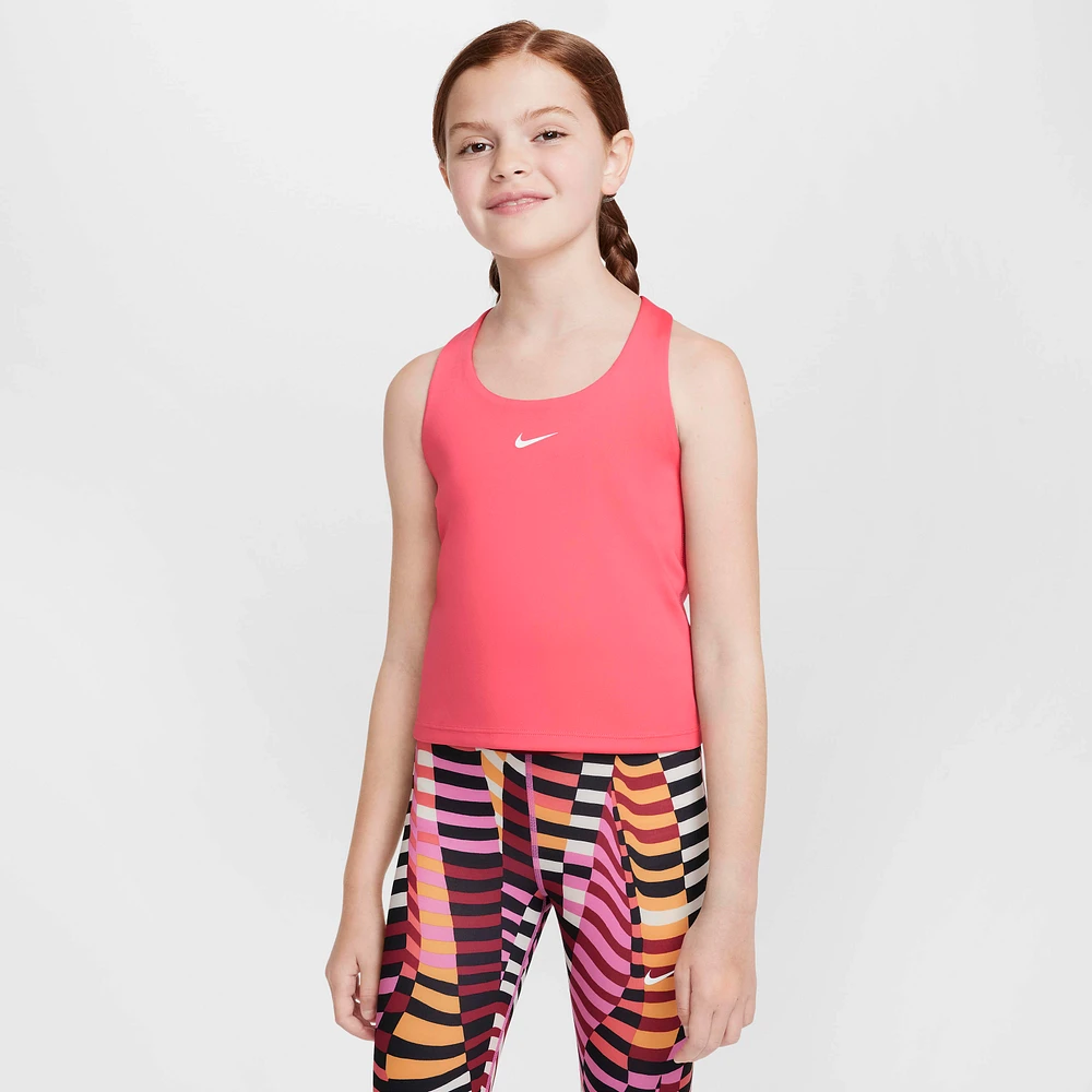 Nike Swoosh Big Kids' (Girls') Dri-FIT Tank Sports Bra (Extended Size)