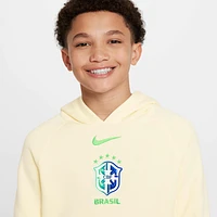 Brazil Big Kids' Nike Air Soccer Pullover Hoodie