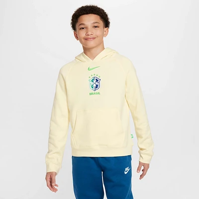 Brazil Big Kids' Nike Air Soccer Pullover Hoodie