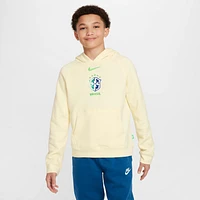 Brazil Big Kids' Nike Air Soccer Pullover Hoodie