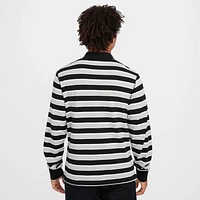 Nike Club Men's Long-Sleeve Striped Polo