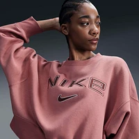 Nike Sportswear Phoenix Fleece Women's Over-Oversized Crew-Neck Logo Sweatshirt