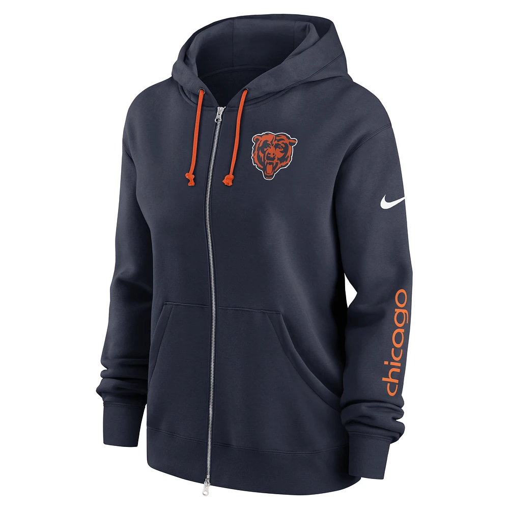 Chicago Bears Phoenix Women's Nike NFL Full-Zip Hoodie