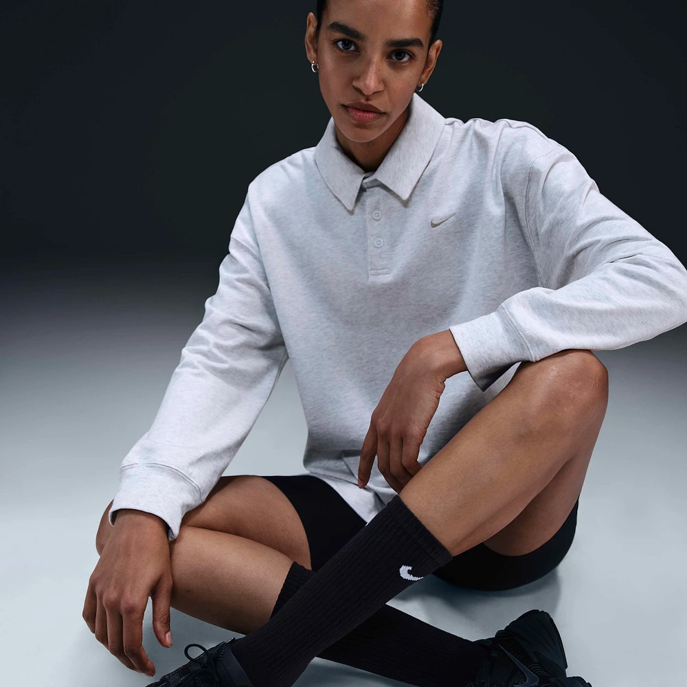 Nike Sportswear Essential Women's Oversized Long-Sleeve Polo