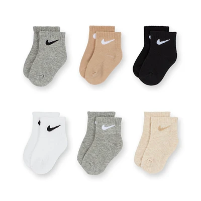 Nike Swoosh Baby (12-24M) Ankle Socks (6 Pairs)