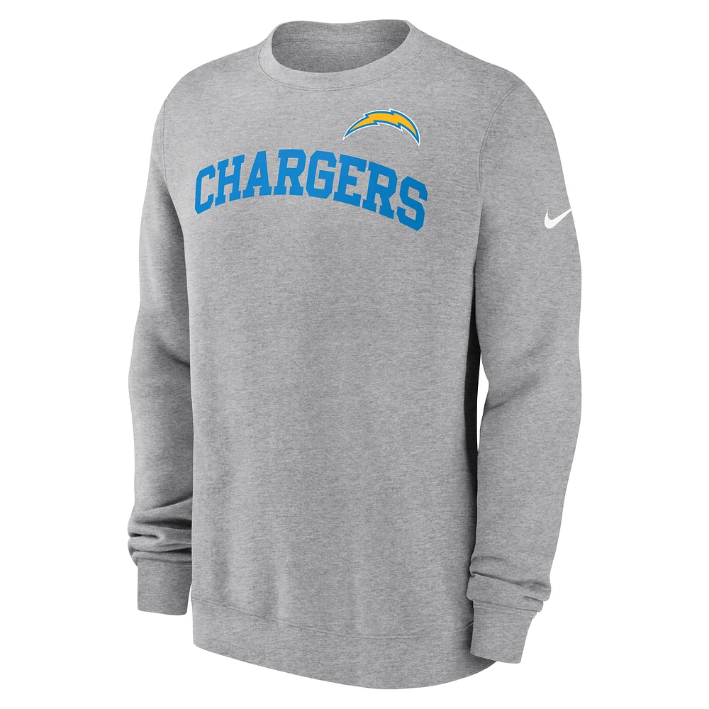 Los Angeles Chargers Club Men's Nike NFL Pullover Crew