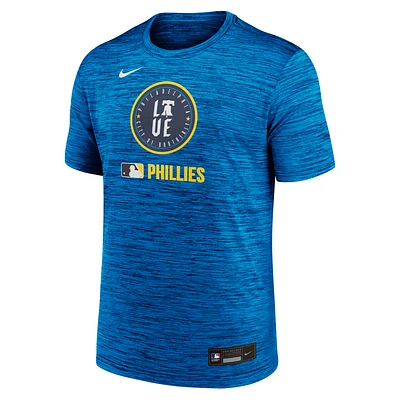 Philadelphia Phillies Authentic Collection City Connect Velocity Men's Nike Dri-FIT MLB T-Shirt