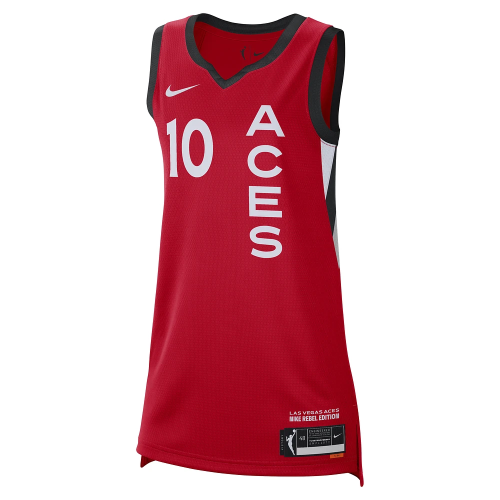 A'ja Wilson Las Vegas Aces 2024 Rebel Edition Nike Dri-FIT WNBA Victory Jersey